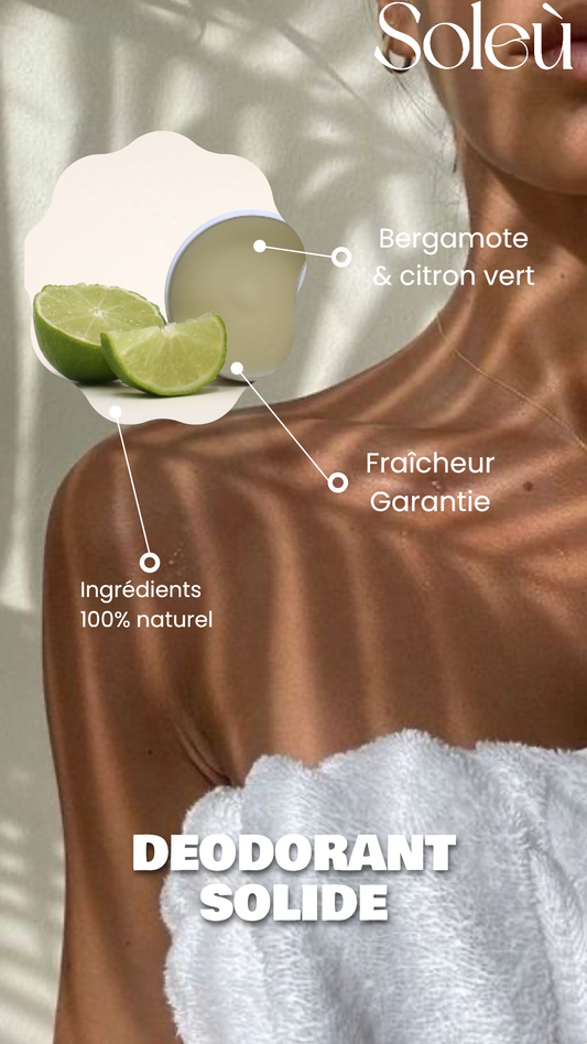 Déodorant solide naturel Fideu, soin écoresponsable pour voyageurs
