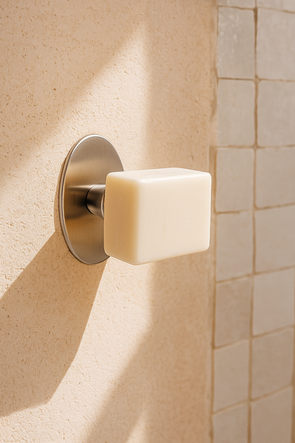 010- Porte-savon magnétique en acier inoxydable